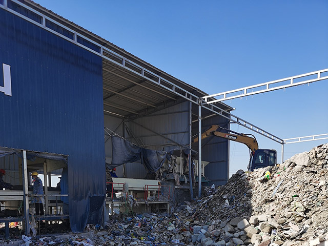 中意矿机为湖北武汉装修垃圾资源化处理项目提供全套设备