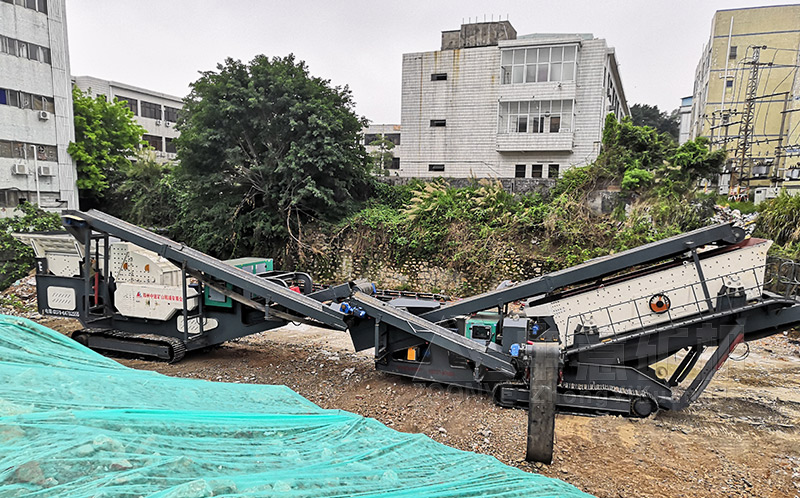 广东履带式建筑垃圾破碎筛分生产线