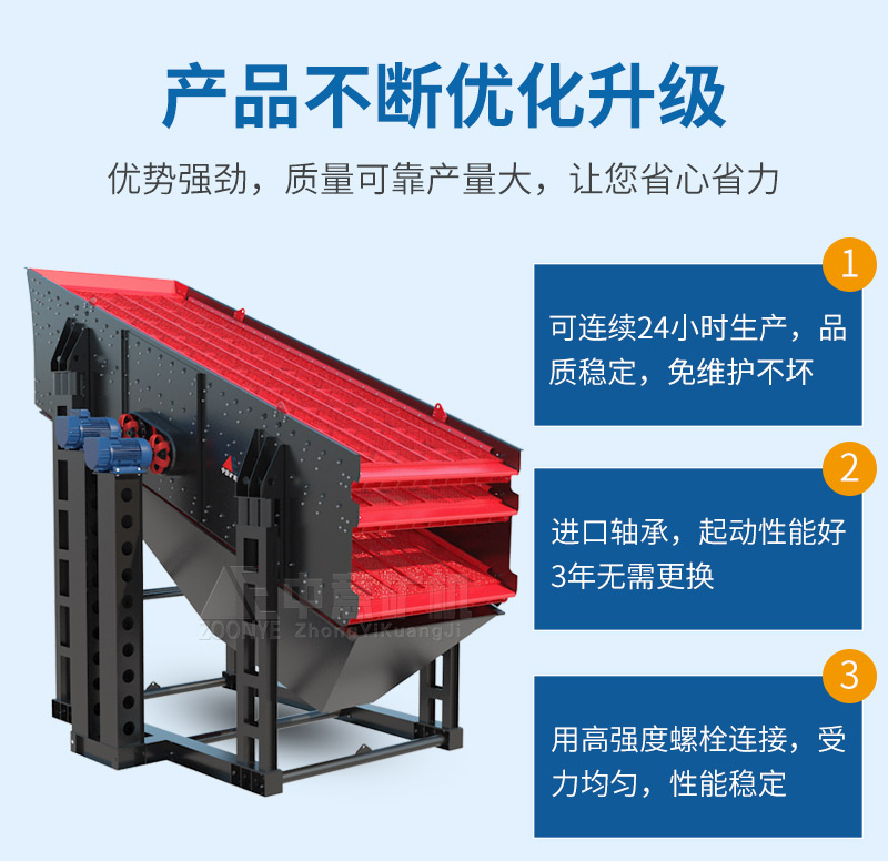 稀油润滑振动筛优势