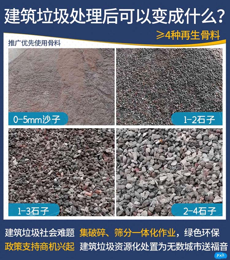 拆迁垃圾回收利用装置应用场景