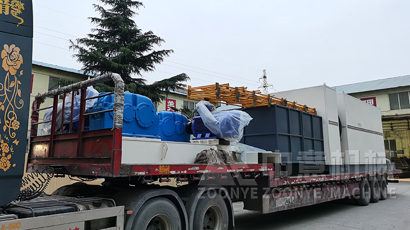 废旧建筑材料滚筒筛工厂实拍图片