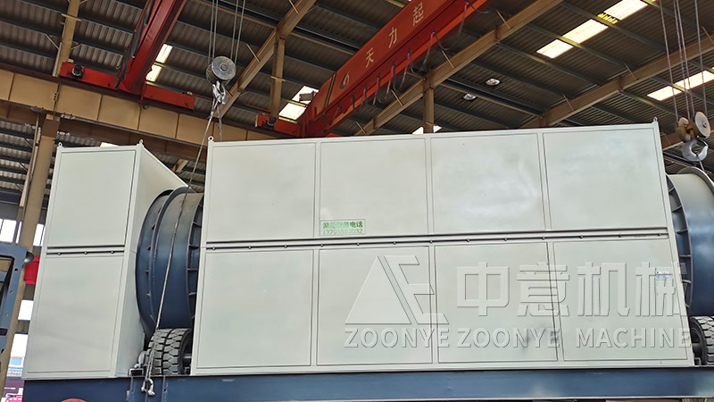 建筑垃圾滚筒筛工厂实拍图片