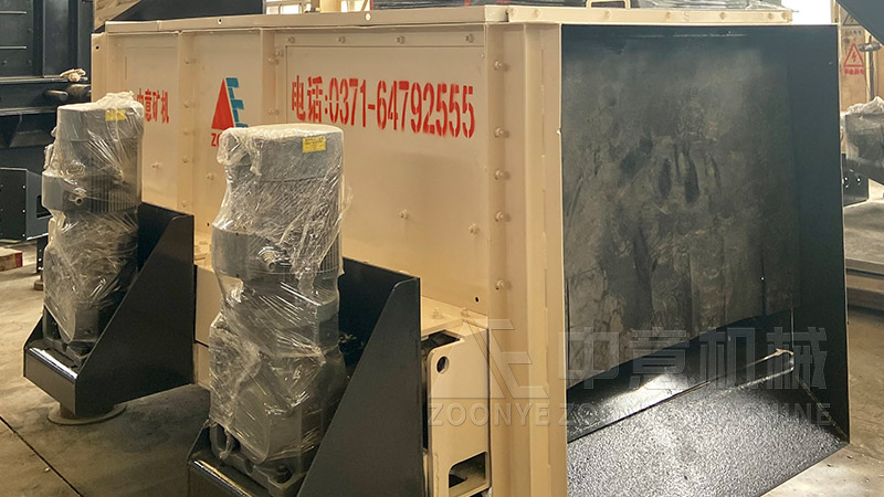 长久堆积垃圾分选生产线滚轴筛工厂实拍图片