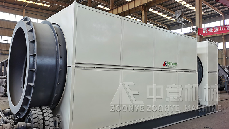 废旧建筑材料滚筒筛工厂实拍图片