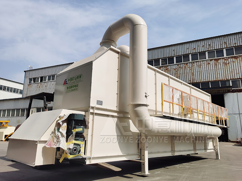 建筑废料处置流程风选机实地工厂图片