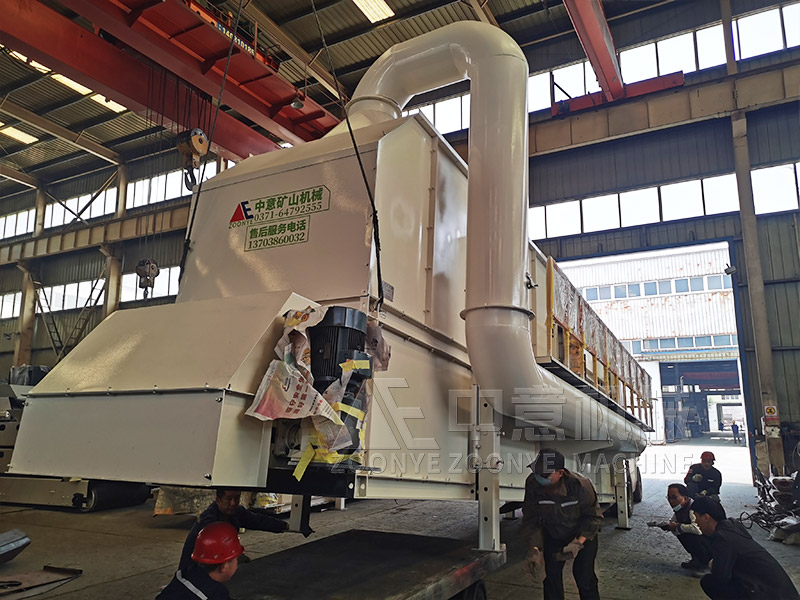 建筑废料资源化利用项目风选机实地工厂图片
