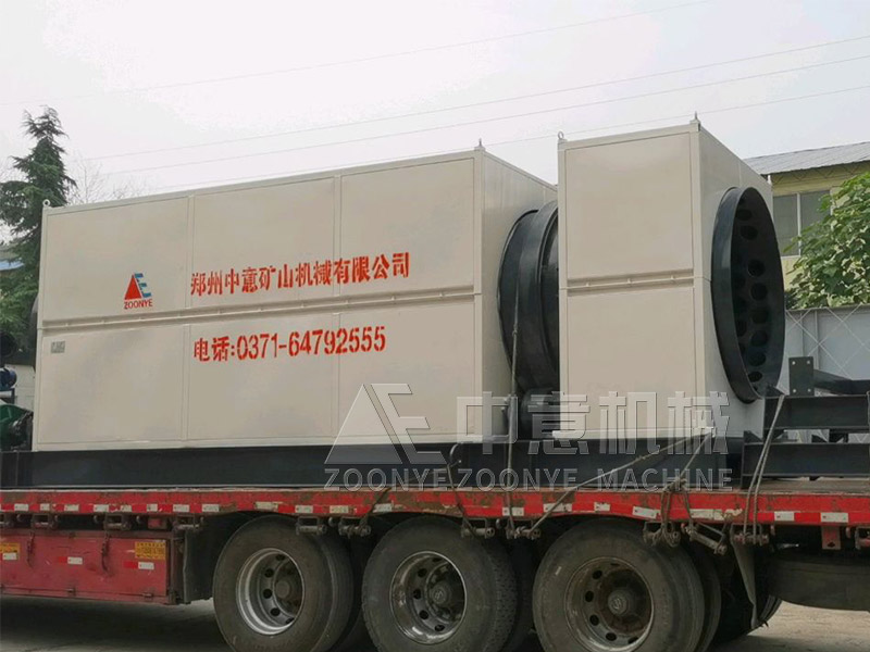 填埋场物料处理机器滚筒筛实地工厂图片